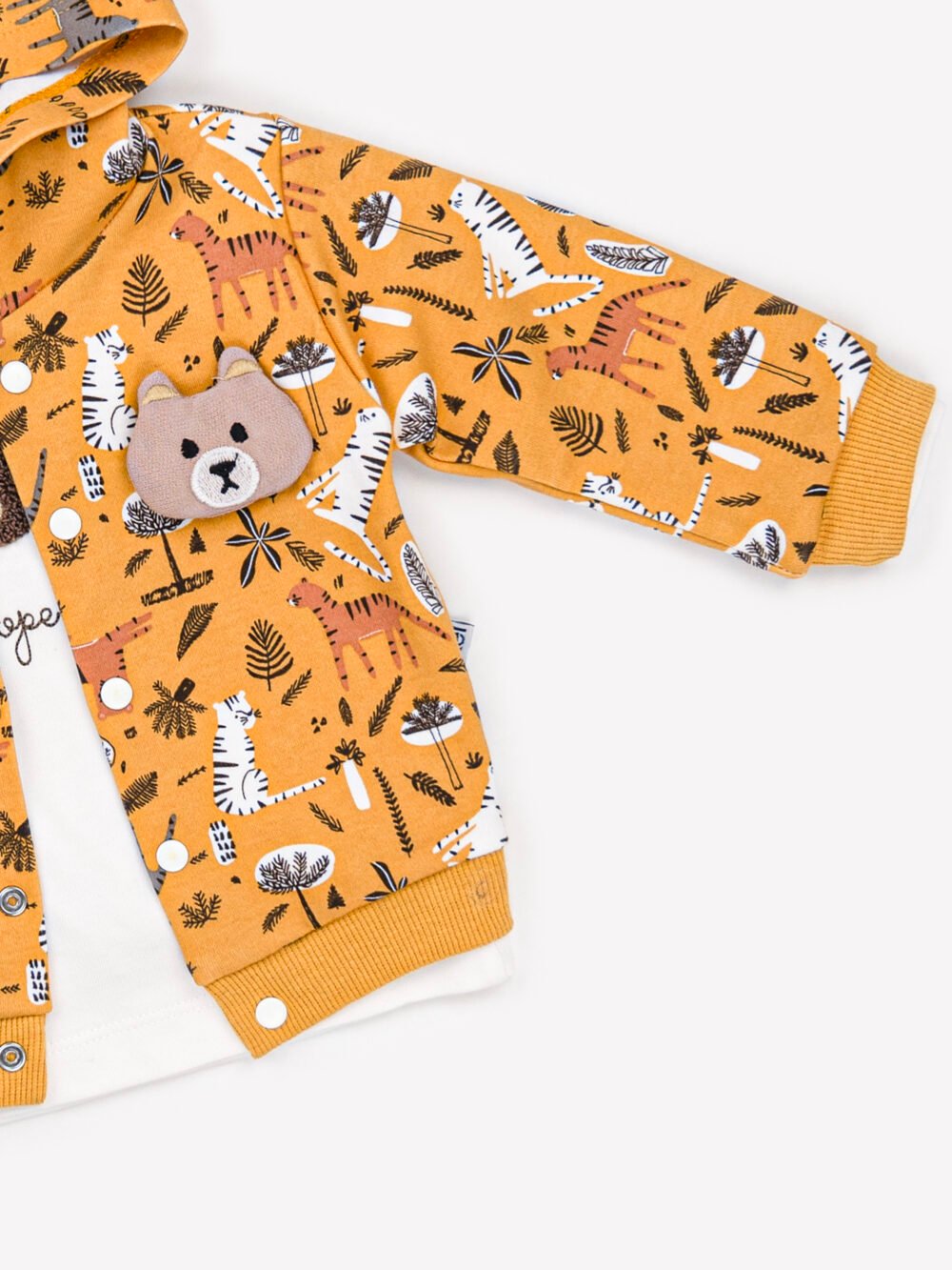 Ensemble 3 Pièces Vêtement bébé Mixte - Veste, T-shirt & Pantalon Safari – Image 6