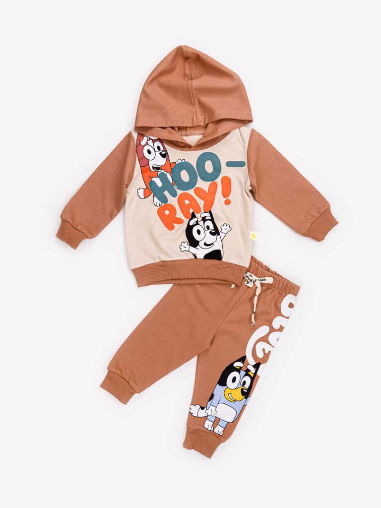 Ensemble 2 Pièces Garçon – Sweat Hooray & Pantalon Amusant