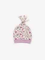 Ensemble 3 Pièces Vêtement bébé Fille - Body, Pantalon & Bonnet Motif Floral (Lavande) – Image 4