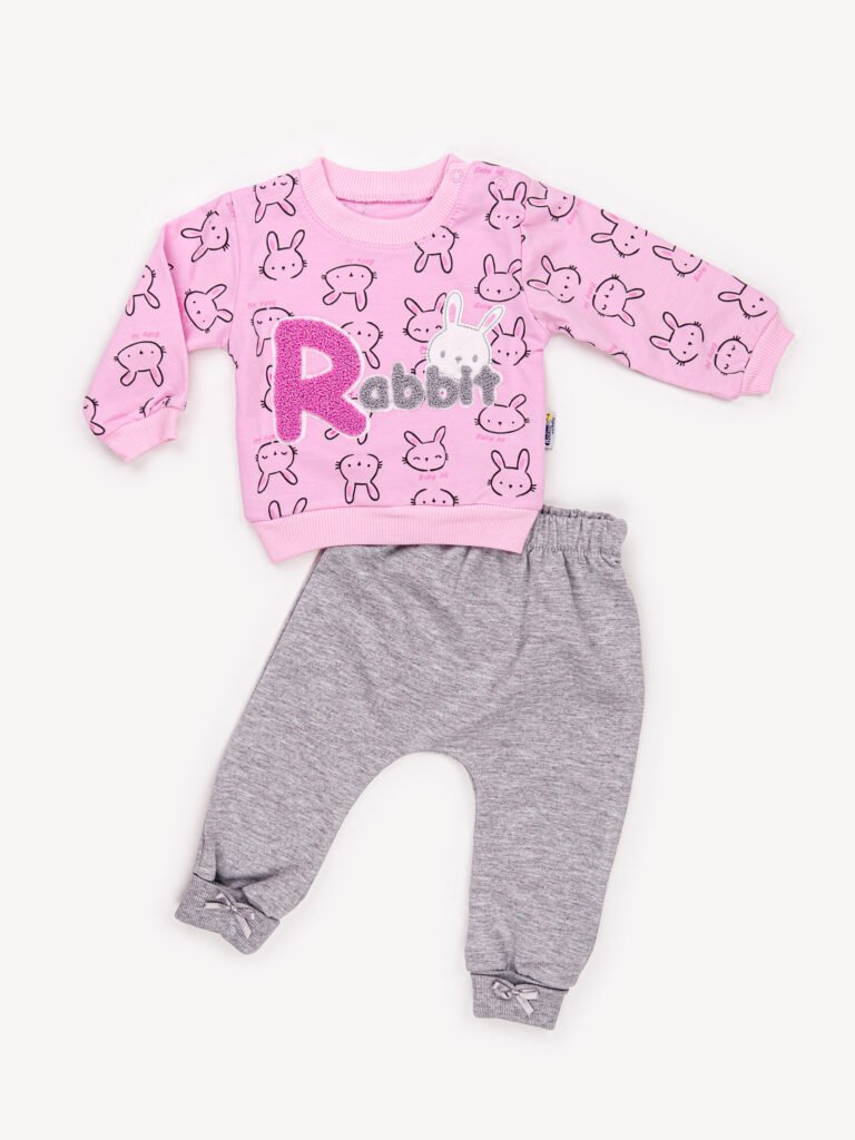Ensemble 2 Pièces Fille – Sweat Rabbit & Pantalon