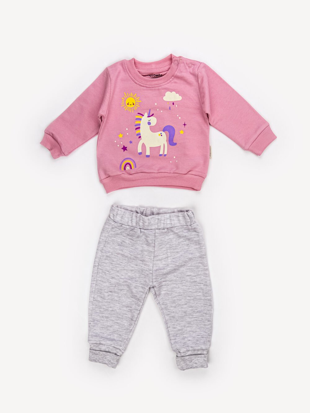 Ensemble 2 Pièces Vêtement bébé Fille - Pull Licorne et Pantalon Douillet – Image 4