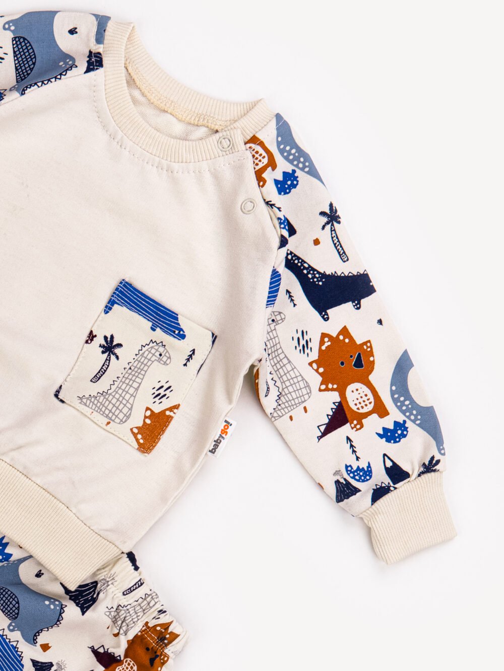 Ensemble 2 Pièces Vêtement bébé Garçon - Sweat Dino & Pantalon Aventure – Image 6
