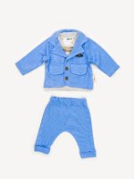 Ensemble 3 Pièces Garçon – Costume Élégant avec Noeud Papillon