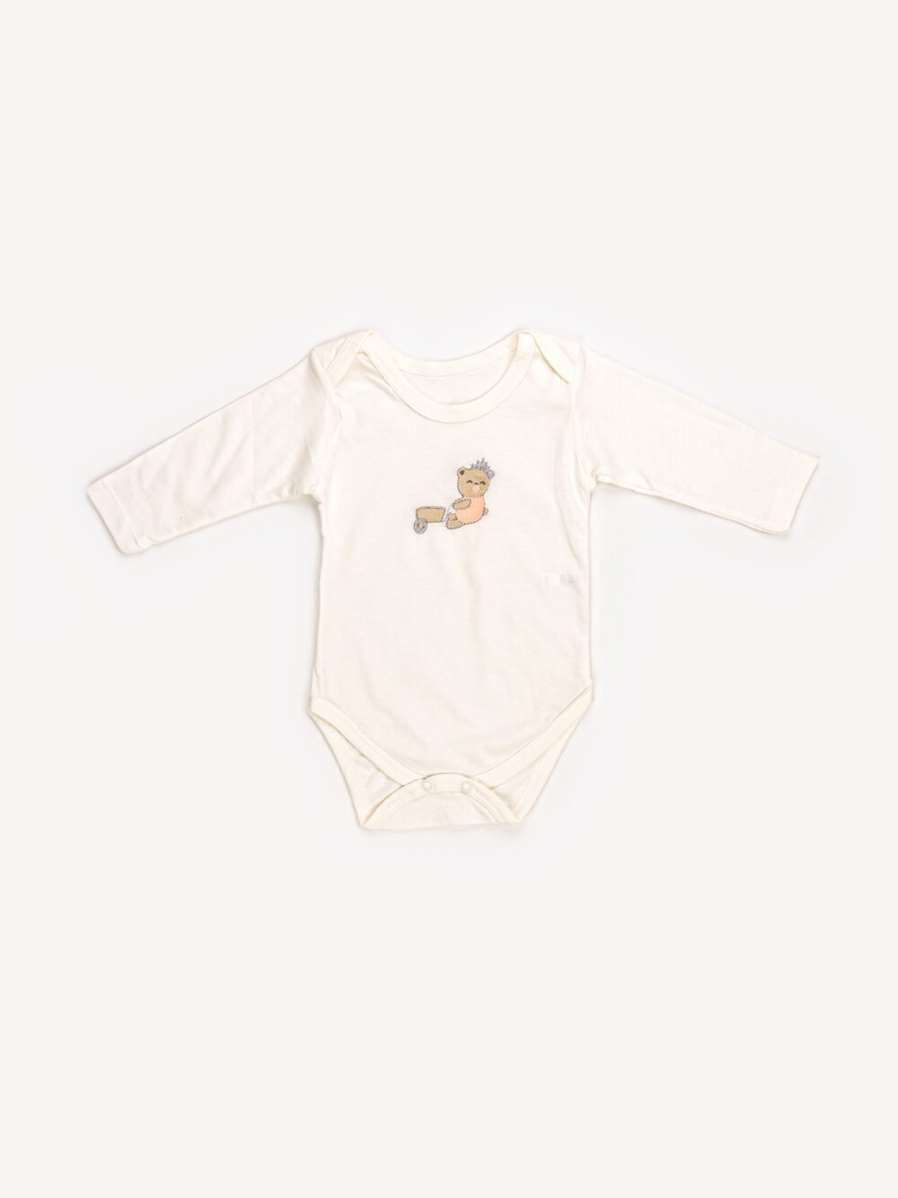 Ensemble 3 Pièces Vêtement bébé Fille - Veste, Body & Pantalon Ourson Couronné – Image 6