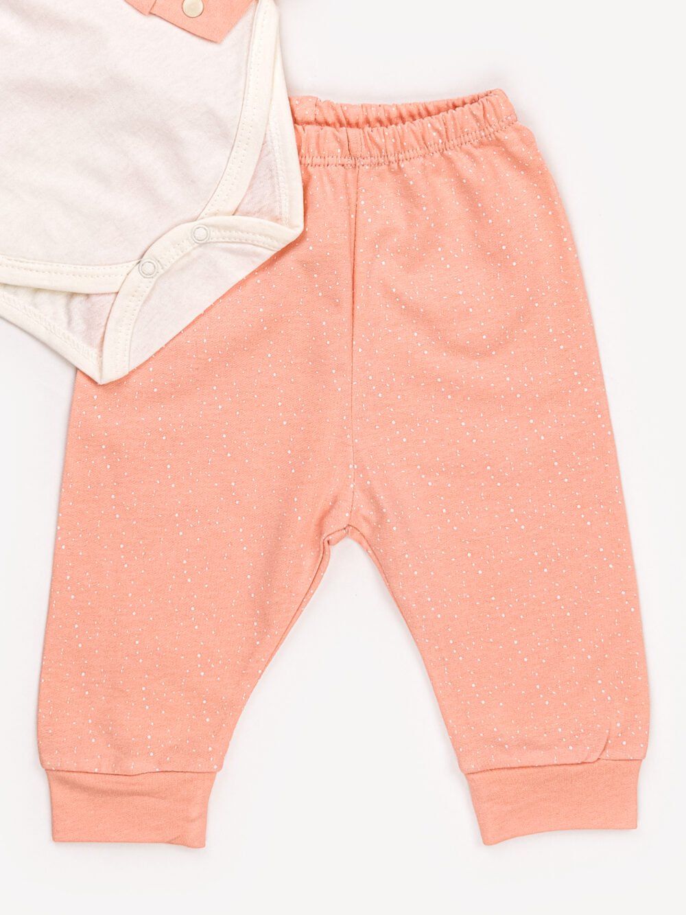 Ensemble 3 Pièces Vêtement bébé Fille - Veste, Body & Pantalon Ourson Couronné – Image 4
