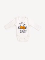 Ensemble 3 Pièces Vêtement bébé Garçon - Veste Motifs Smiley, T-shirt & Body (Noir) – Image 3