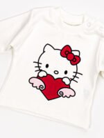 Ensemble 3 Pièces Vêtement bébé Fille - Veste, T-shirt & Pantalon Hello Kitty (Rose Clair) – Image 6
