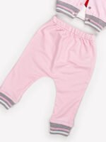 Ensemble 3 Pièces Vêtement bébé Fille - Veste, T-shirt & Pantalon Hello Kitty (Rose Clair) – Image 4