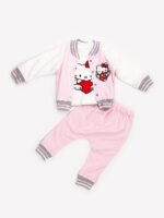 Ensemble 3 Pièces Fille – Veste, T-shirt & Pantalon Hello Kitty