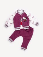 Ensemble 3 Pièces Fille – Veste, T-shirt & Pantalon Hello Kitty