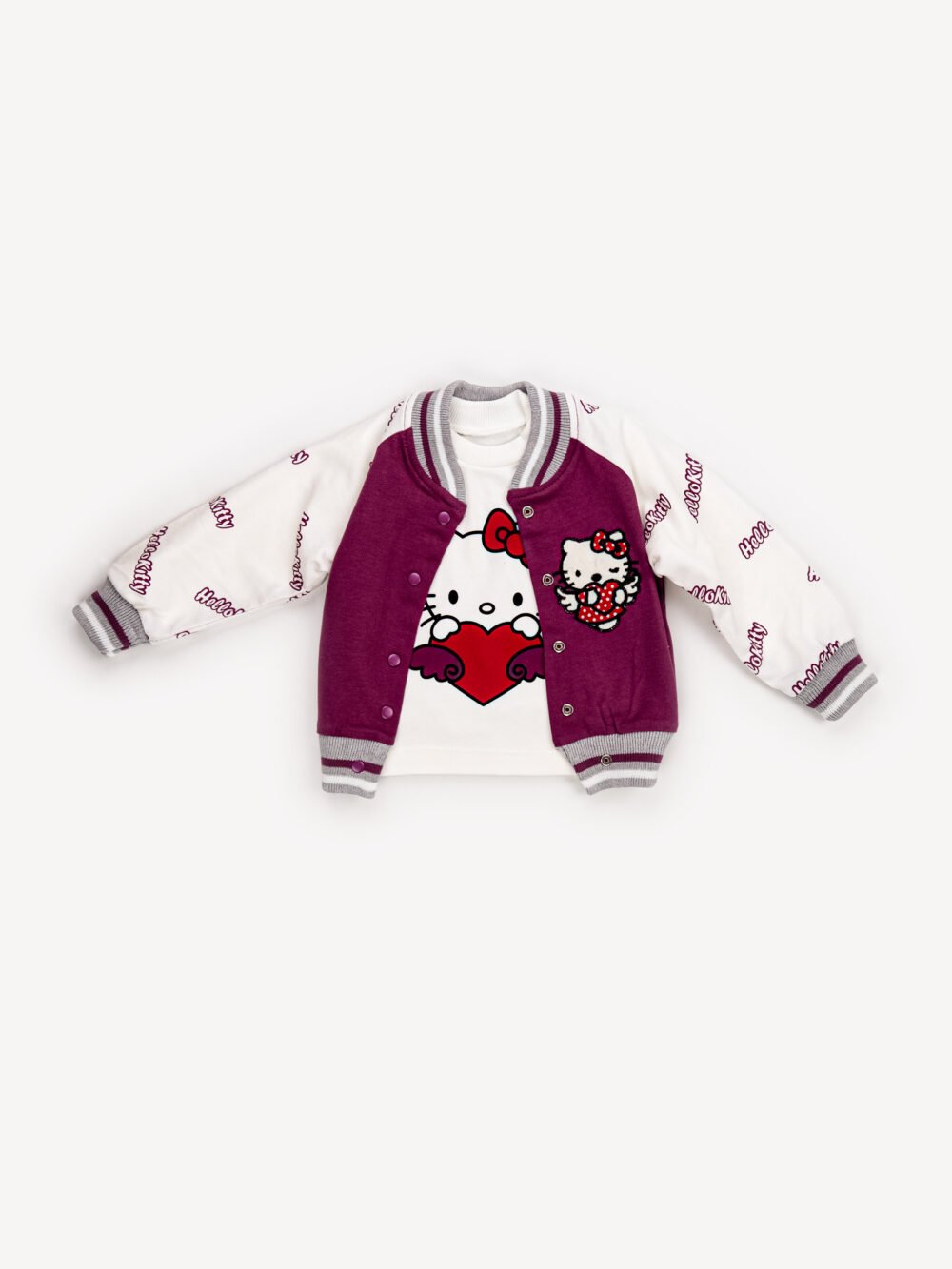 Ensemble 3 Pièces Vêtement bébé Fille - Veste, T-shirt & Pantalon Hello Kitty – Image 6