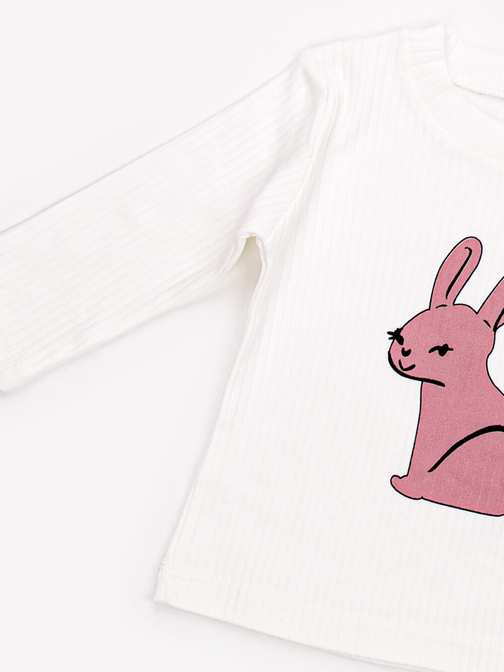 Ensemble 3 Pièces Vêtement bébé Fille - Veste, T-shirt & Pantalon Lapin – Image 8