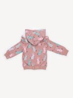 Ensemble 3 Pièces Vêtement bébé Fille - Veste, T-shirt & Pantalon Lapin (Rose Clair) – Image 6