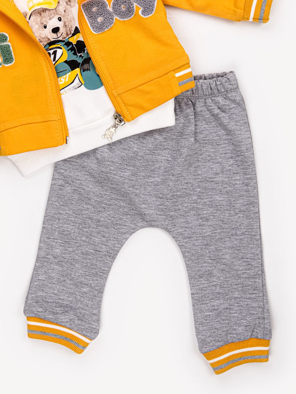 Ensemble 3 Pièces Vêtement bébé Garçon - Veste, T-shirt & Pantalon Hi Boy – Image 5