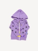 Ensemble 3 Pièces Vêtement bébé Fille - Veste, Body & Pantalon Chat Mignon (Mauve) – Image 2
