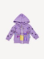 Ensemble 3 Pièces Vêtement bébé Fille - Veste, Body & Pantalon Chat Mignon (Mauve) – Image 6