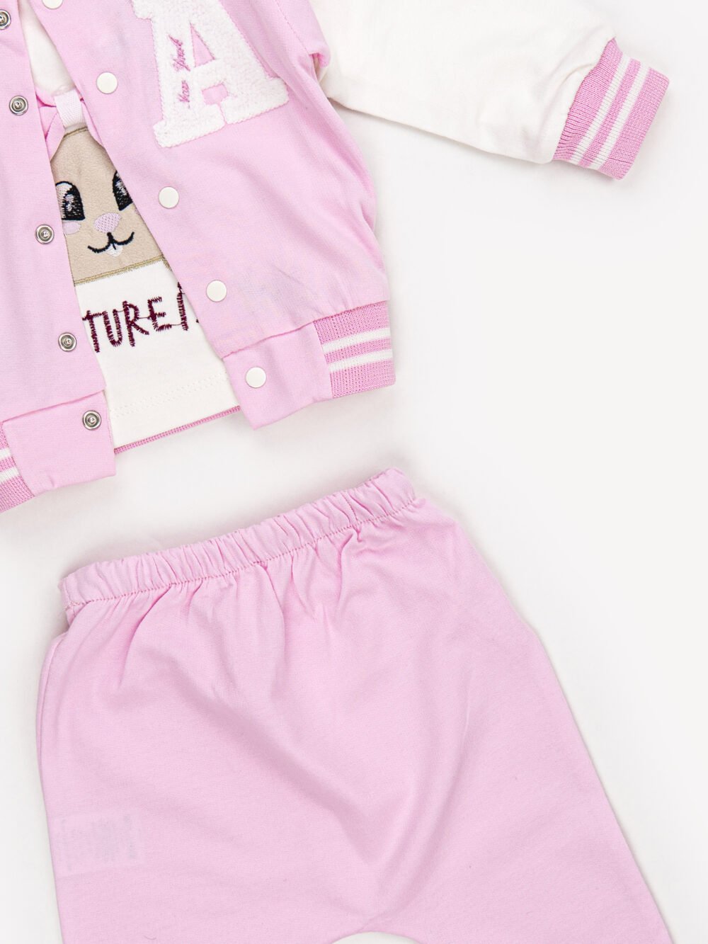 Ensemble 3 Pièces Vêtement bébé Fille - Varsity – Image 4