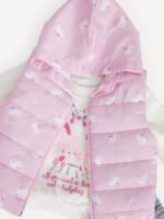 Ensemble 3 Pièces Vêtement Bébé Fille - Douceur Lapin pour Petites Princesses (Rose) – Image 2