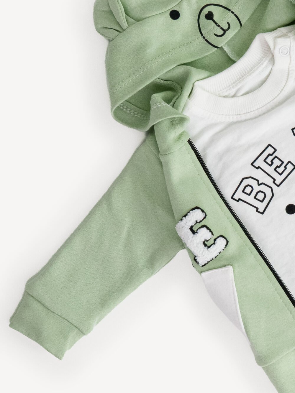 Ensemble 2 Pièces Vêtement Bébé Garçon – Sweatshirt « BEAR » & Pantalon