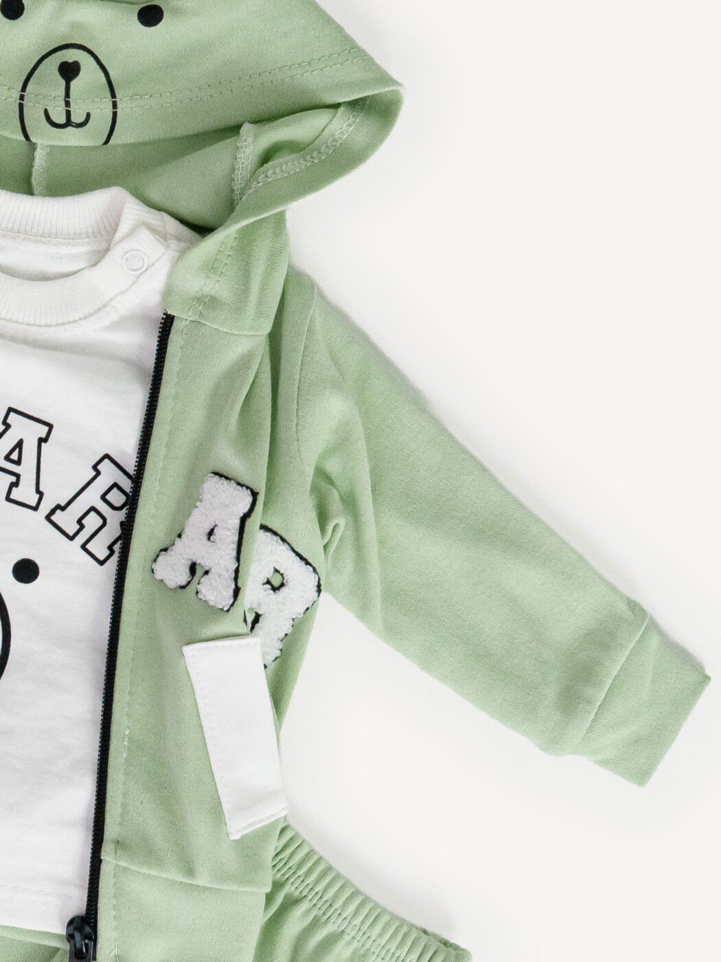 Ensemble 2 Pièces Vêtement Bébé Garçon – Sweatshirt « BEAR » & Pantalon
