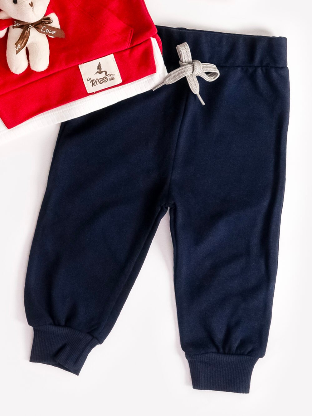 Ensemble bébé Garçon 2 Pièces - Sweat Ours Peluche et Pantalon
