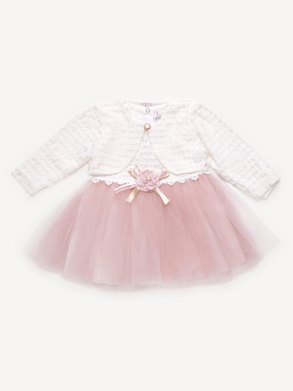 Robe de Cérémonie Vêtement Bébé Fille - Dentelle & Tulle Élégants Robe de Cérémonie Vêtement Bébé Fille - Dentelle & Tulle Élégants