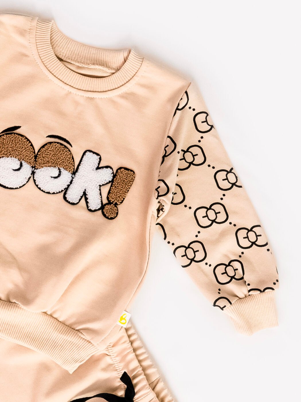 Ensemble 2 Pièces Vêtement Bébé Garçon - Sweatshirt "Look!" & Pantalon Douillet