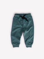 Ensemble 2 Pièces Vêtement Bébé Garçon - Sweatshirt "Look!" & Pantalon Douillet (Vert) – Image 4