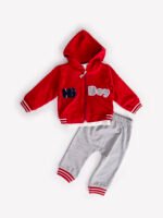 Ensemble bébé Garçon 2 Pièces - Sweat Ours Peluche et Pantalon
