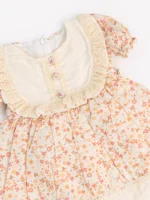 Robe "Jardin Secret" - Collection Été - 100% Coton Oeko-Tex (Rose) – Image 2