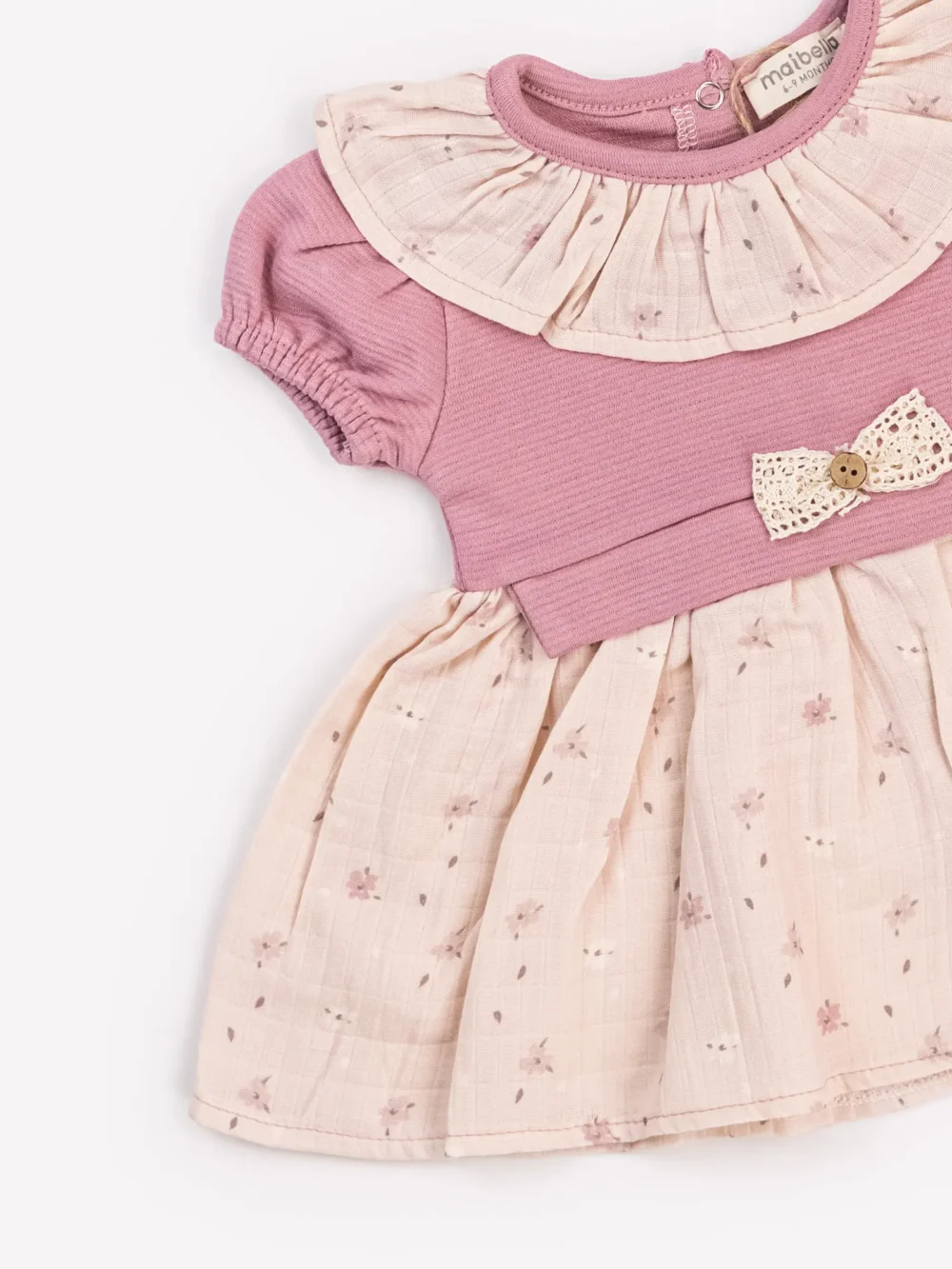 Robe + Bandeau "Petite Fleur" - Collection Été - 100% Coton Oeko-Tex – Image 2