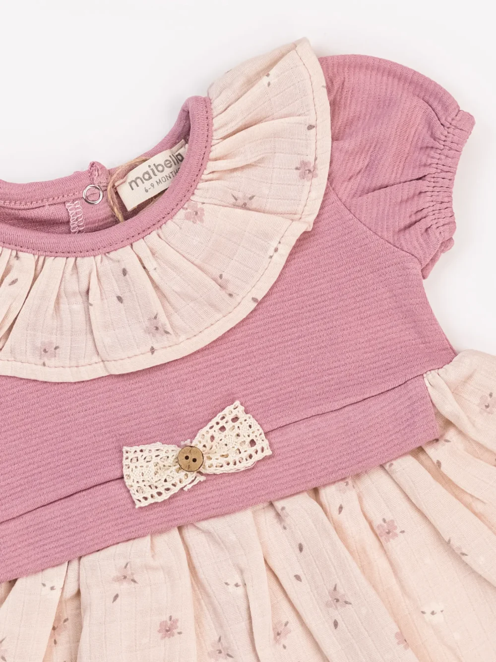 Robe + Bandeau "Petite Fleur" - Collection Été - 100% Coton Oeko-Tex – Image 4