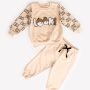 Ensemble 2 Pièces Vêtement Bébé Garçon - Sweatshirt "Look!" & Pantalon Douillet